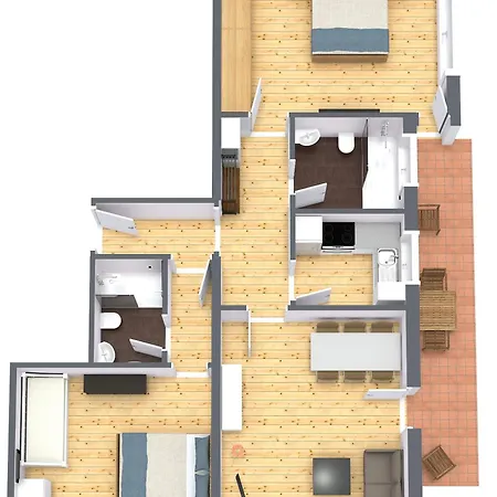 Apartment Hirschbachwinkel - Fewo-Badhindelang *